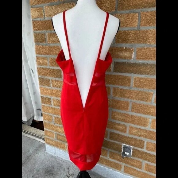 Jay Godfrey "McGuinn" Dress with Mesh Panels size 6 - Picture 10 of 13